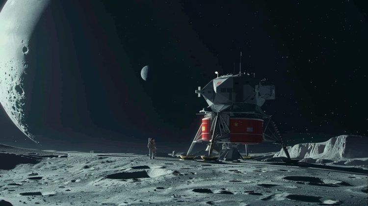 China Space Race Moon