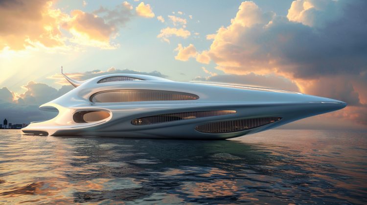 Futuristic boat